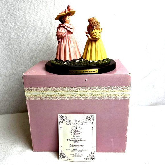 MAUD HUMPHREY BOGART A CHANCE ACQUAINTANCE FIGURINE H5589 - Picture 1 of 7
